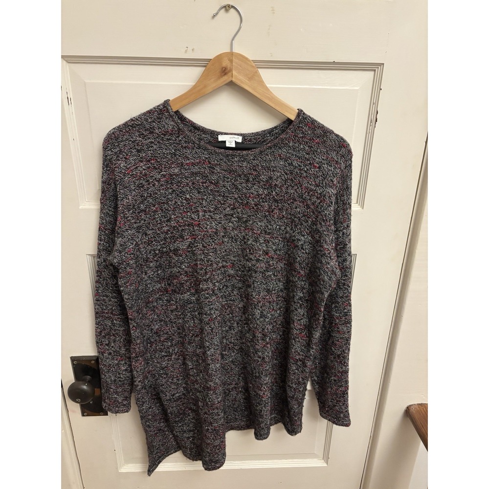 J. JILL Pure Jill Women's Asymmetrical Hem Tunic Sweater Wool Cashmere Blend MP